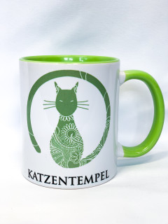 Katzentempel Tasse Rot 0