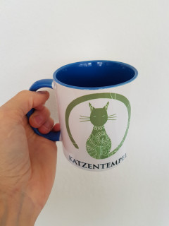 Katzentempel Tasse Rot 1