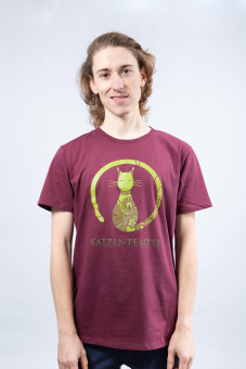 Classic Collection - Katzentempel T-Shirt Unisex, Farbe: hellgrau, Größe: S 0