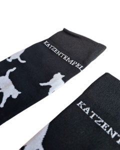 Signature Sochen, schwarz mit Katze 0